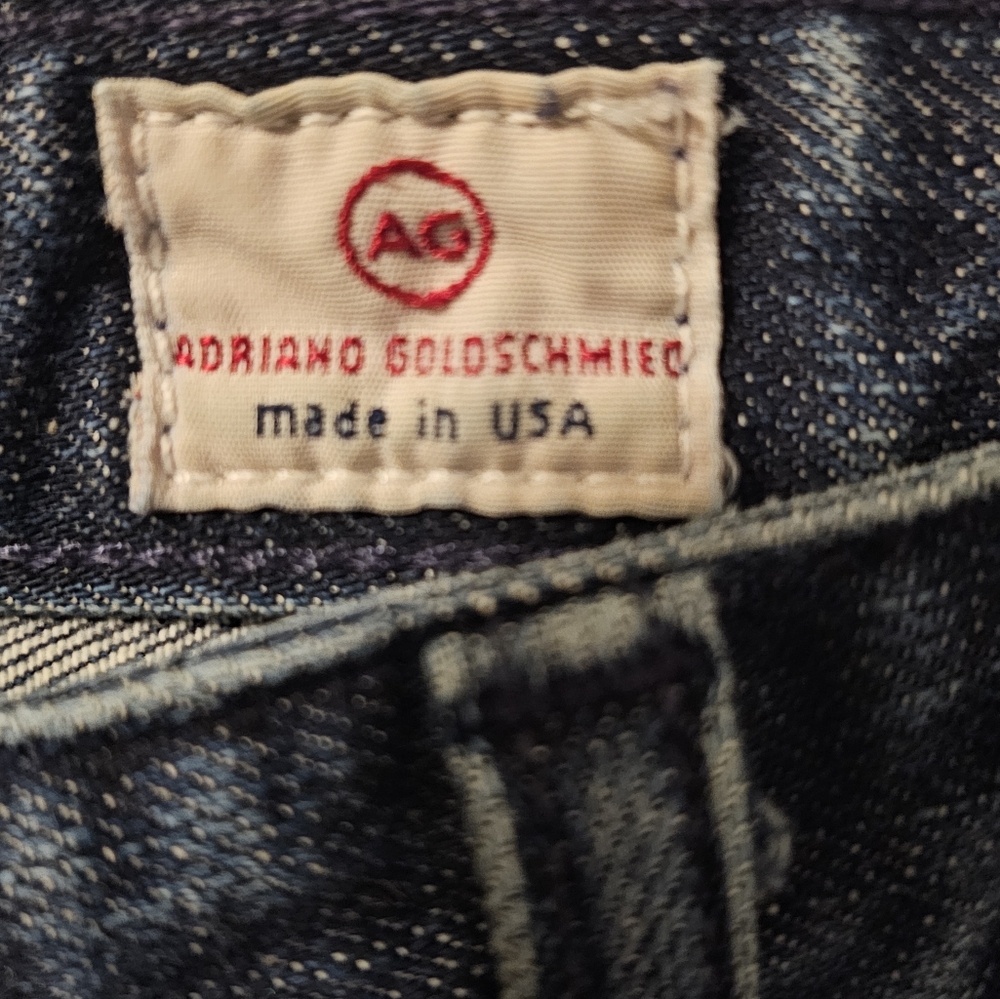 AG Adriano Goldschmied Jeans The Stilt Cigarette Distressed Women’s Size 29R - Picture 5 of 14